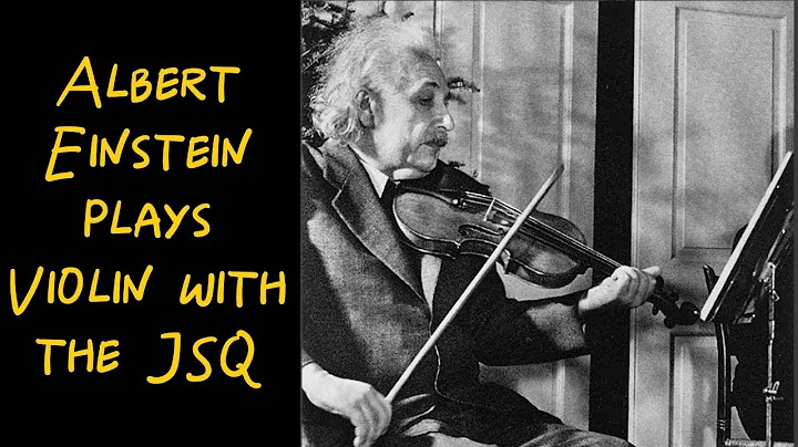 Nicholas Mann | Albert Einstein plays violin with the Juilliard String Quartet