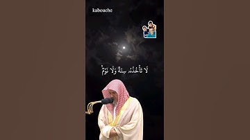 آية الكرسي، بصوت القارئ الشيخ صالح بن حميد.