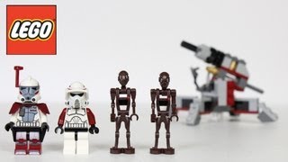 LEGO Elite Clone Trooper & Commando Droid Battle Pack Review, Unboxing - Star Wars 9488