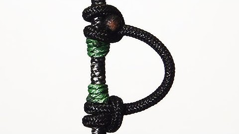 How to tie a d-loop, using braided spectra loop rope #23.