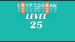 Celebrity Cryptogram Level 25 Answers ✅ | Go Answer Profile