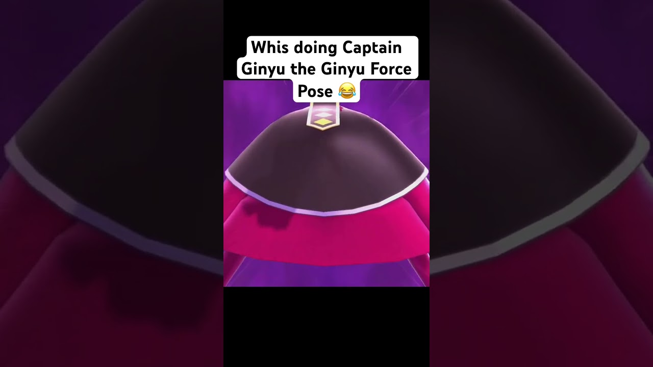 Whis doing Captain Ginyu the Ginyu Force Pose 😂 