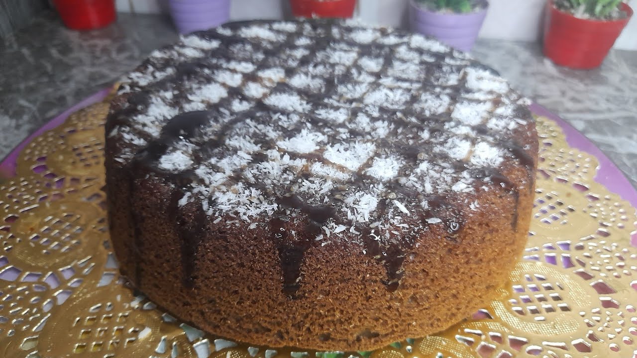 كيك ساهل ورائع وصحي بدقيق الشعير 💖