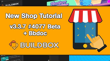 Buildbox Adds New Shop - Shop Tutorial (Buildbox v3.3.7 #4077 Beta) + Bbdoc