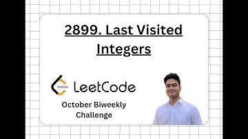 2899. Last Visited Integers