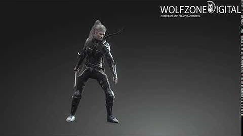 Elf warrior Game ready character