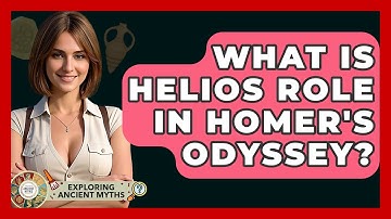 What Is Helios Role In Homer