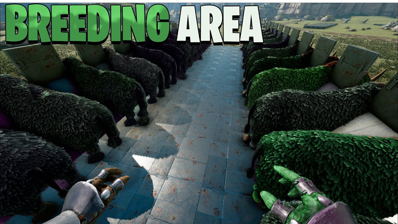 Ark Breeding Racks BREEDING AREA PARA RHINO Y RACERS | ARK PC - YouTube