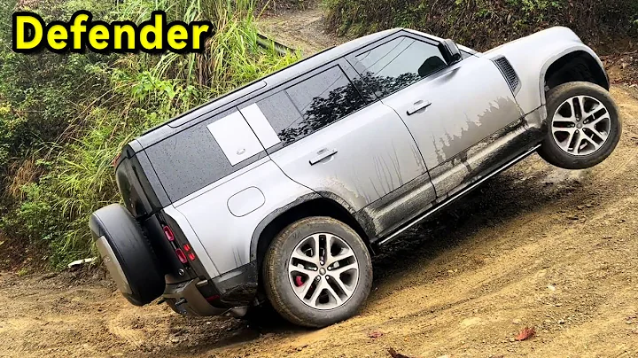 車頭翹起來了！不到1000公里的路虎衛士挑戰陡坡！車主太猛了！ #越野 - 天天要聞