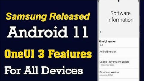Samsung Released Android 11 OneUI 3.0 Features For All Devices | A51,A71,A50,A50S,M51,M31,M21 More