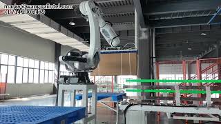 Robotic Palletizing System with AMR Material Handling