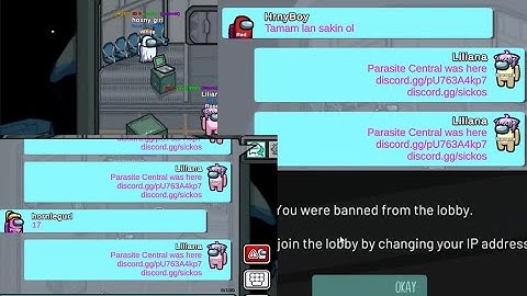 Destroying Daters/Overage Lobbies in Among Us with Parasite Central! | SickoMenu