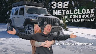 Jeep 392 Metalcloak & Falcon Shock Suspension  YouTuber Will Fowler, Venture 2 Roam