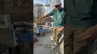Quick rundown on what we call “bank pole trotlines.” #howto #yt #viral #fishingvideo #outdoors 