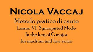 Lesson 6, Syncopated Mode
