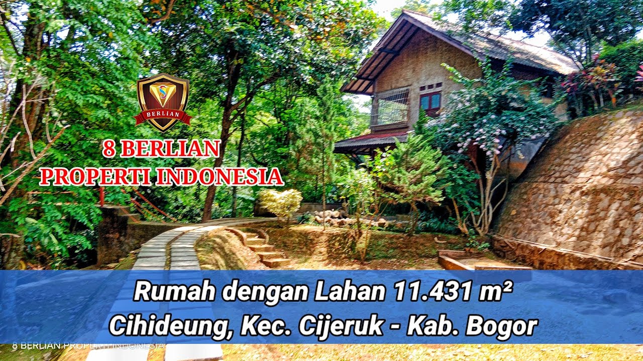 Jual BU HARGA DIBAWAH NJOP | Dijual RUMAH dengan sumber MATA AIR, ALIRAN ANAK SUNGAI dan HUTAN MINI.