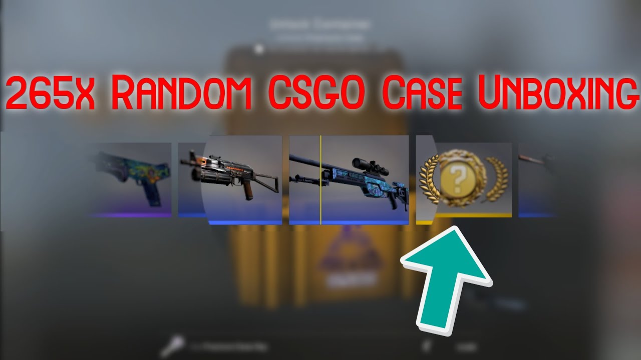 265x Random CSGO Case Unboxing (KNIFE) - YouTube