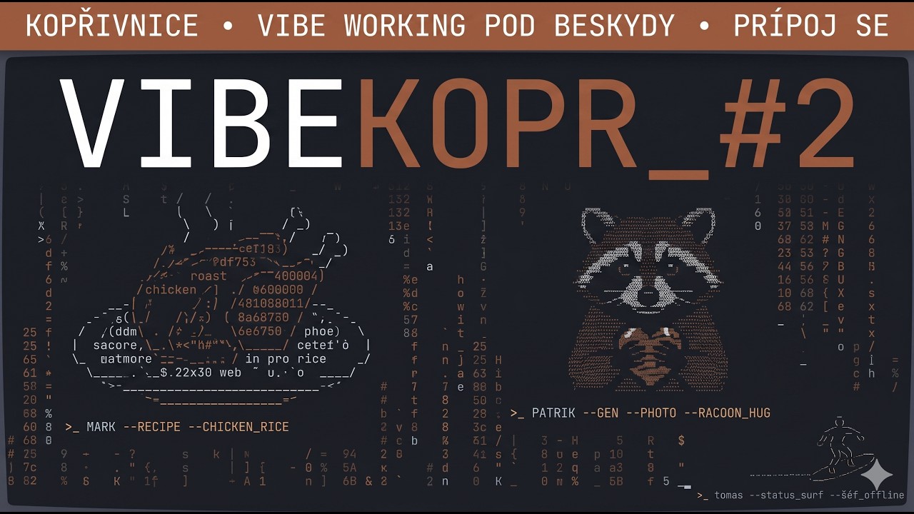 Pozvánka na setkání VIBEKOPR_ — vibe coding komunita Kopřivnice