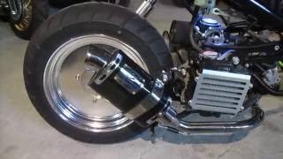 ズーマー　GY6エンジン用マフラー　 HOTLAP TYPE666 ズーマーGY6エンジン用マフラー HOTLAP TYPE666