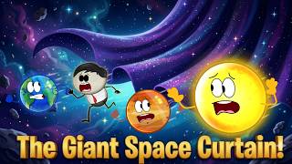 The Giant Space Curtain! | #aumsum #kids #science