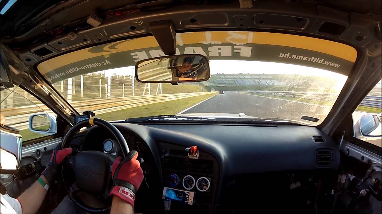 Celica GT4 almost crash at Hungaroring Time Attack