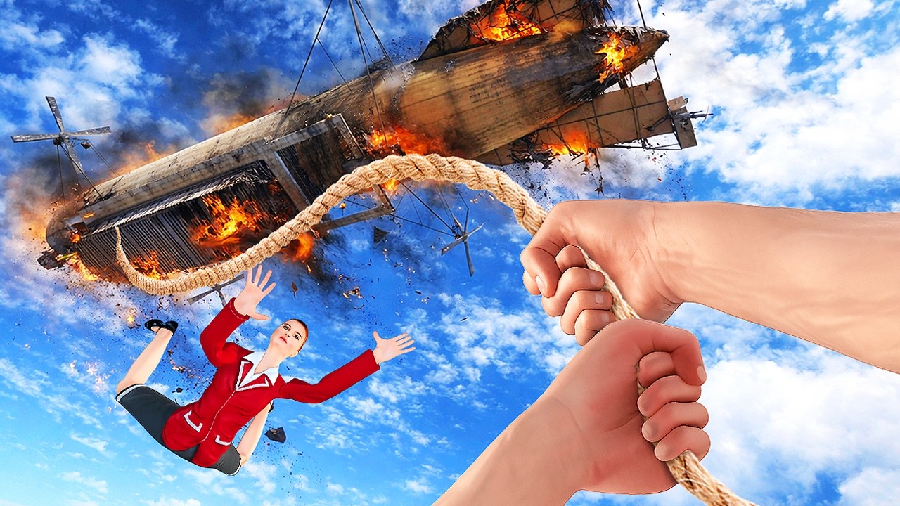 Trying to SURVIVE an Airship Crash in VR