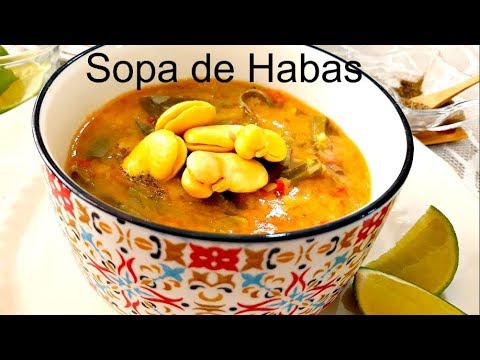 descubre como un Preparar pasó a paso SOPA DE HABAS Y NOPALES Receta Facil  - YouTube