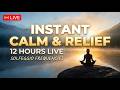 🔴 STRESS RELEASE SOLFEGGIO | Instant Calm & Anxiety Relief | Deep Relaxation | Balances Nervous LIVE