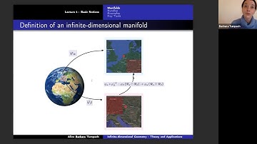 Alice Barbara Tumpach - Infinite-dimensional Geometry: theory and applications. Part I