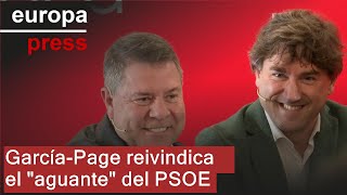 Page reivindica el "aguante" del PSOE, al que ve como "una autopista con varios carriles"