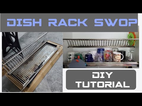 Hdb Dish Rack How to change HDB style Dish Rack #hdb #kitchen #dishrack - YouTube