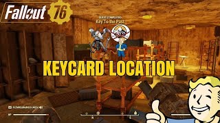 Key to the Past - Key Card Location - Fallout 76