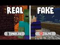 Minecraft but NOTHING IS REAL...