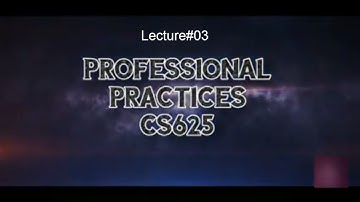 "Lecture#03 "Features of profession and Professional "  CS625 Professional Practices in Urdu/Hindi