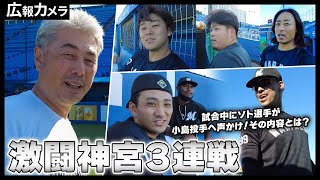 激闘神宮3連戦 選手たちの様々な声をカメラが聞いた！【広報カメラ】