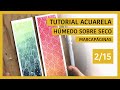 Pintar DEGRADADO de color con ACUARELAS - Tutorial acuarela paso a paso