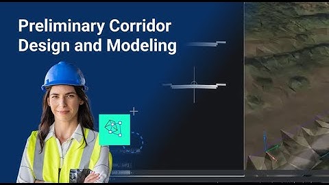 Preliminary corridor design and modeling | BricsCAD for Civil Engineering