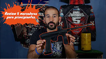 ¿Qué armas se usan en Paintball?