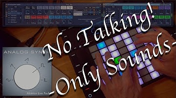 Only Sounds - No Talking: Analog Synth Ableton Live Pack