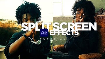 3 INSANE SPLIT SCREEN music video effects in MINUTES! (After Effects Tutorial)