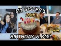 MY SISTER'S 20TH BIRTHDAY VLOG ft. the danish boys | *SURPRISING* her with a birthday cake!!