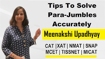 Tips To Solve Para-Jumbles Accurately | Meenakshi Upadhyay