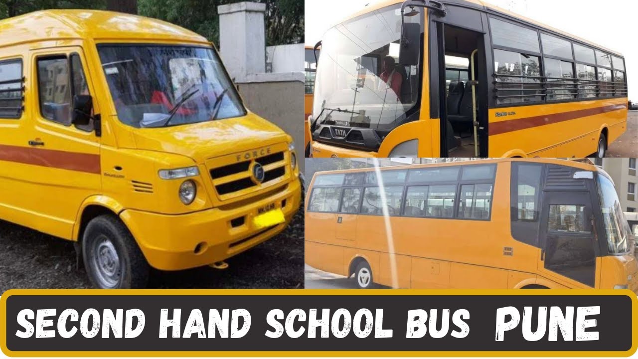 सेकंड हैंड स्कूल बस मार्किट | SECOND HAND SCHOOL BUS SALE in PUNE | 35/28/17 SEATER SCHOOL BUS SALE