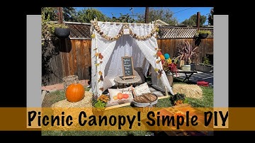 Luxury Picnic: DIY Canopy & Tee Pee!