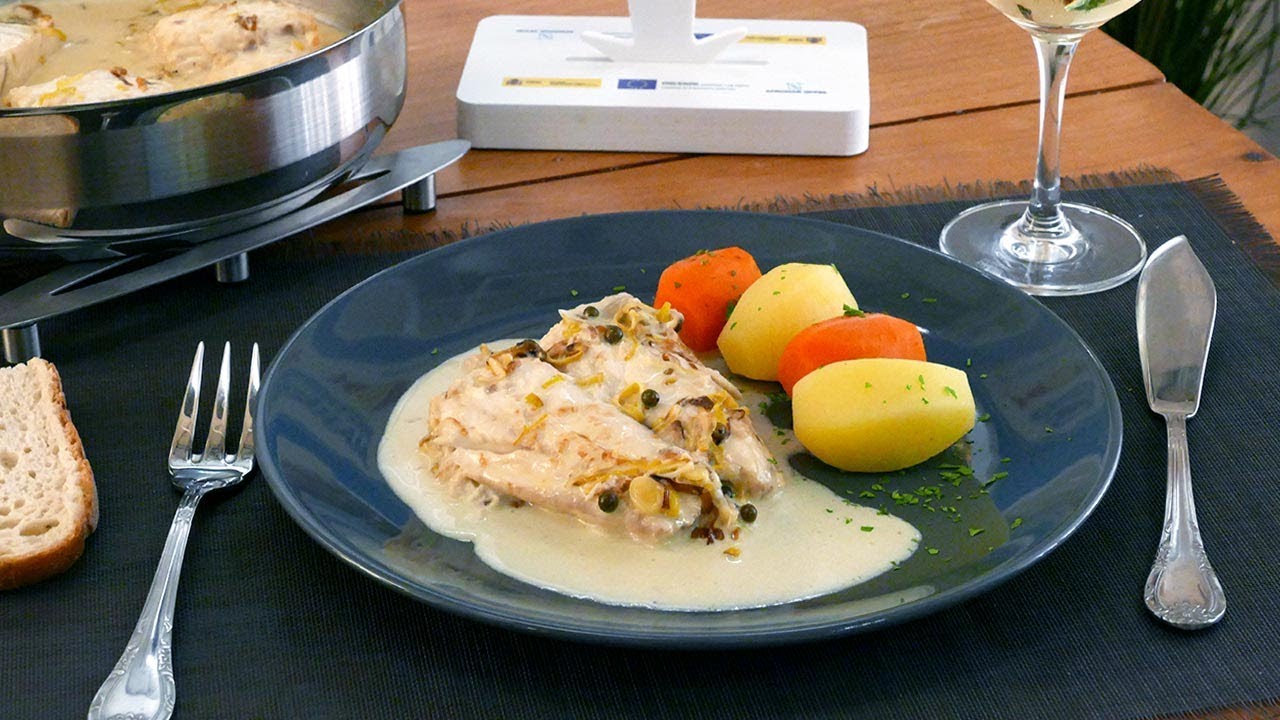 Lubina al cava - Cocinatis