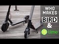 This is Who Makes BIRD and Lime scooters!