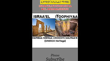 Israa El Fi Itoophiyaa Wol Madaalchisuu Oromo Duet 