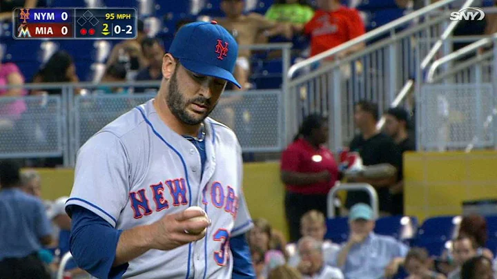 NYM@MIA: Harvey records his 500th career strikeout