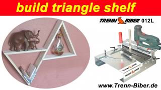 triangle shelf diy dimensions,  by ebay - amazon link