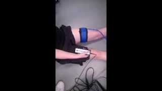 Cuff algometer test